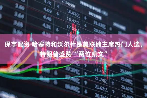 保宇配资 哈塞特和沃尔什是美联储主席热门人选，特朗普盛赞 “两位凯文”